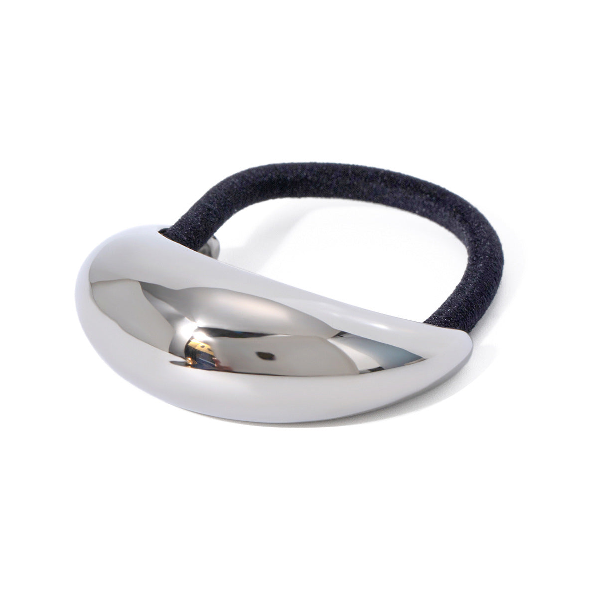 Stainless steel 18k gold-plated ponytail holder