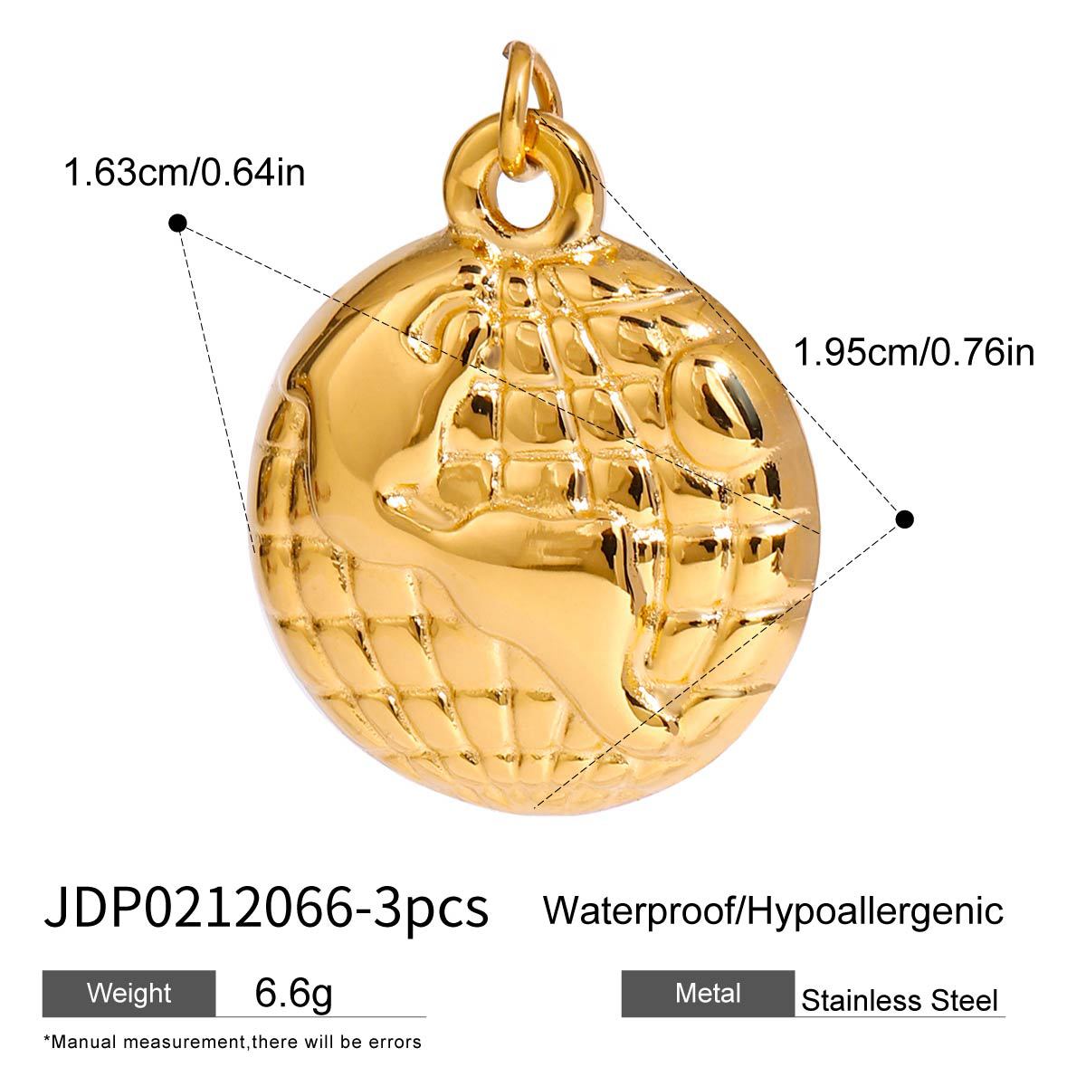 Stainless Steel Jewelry Accessories DIY Pendant