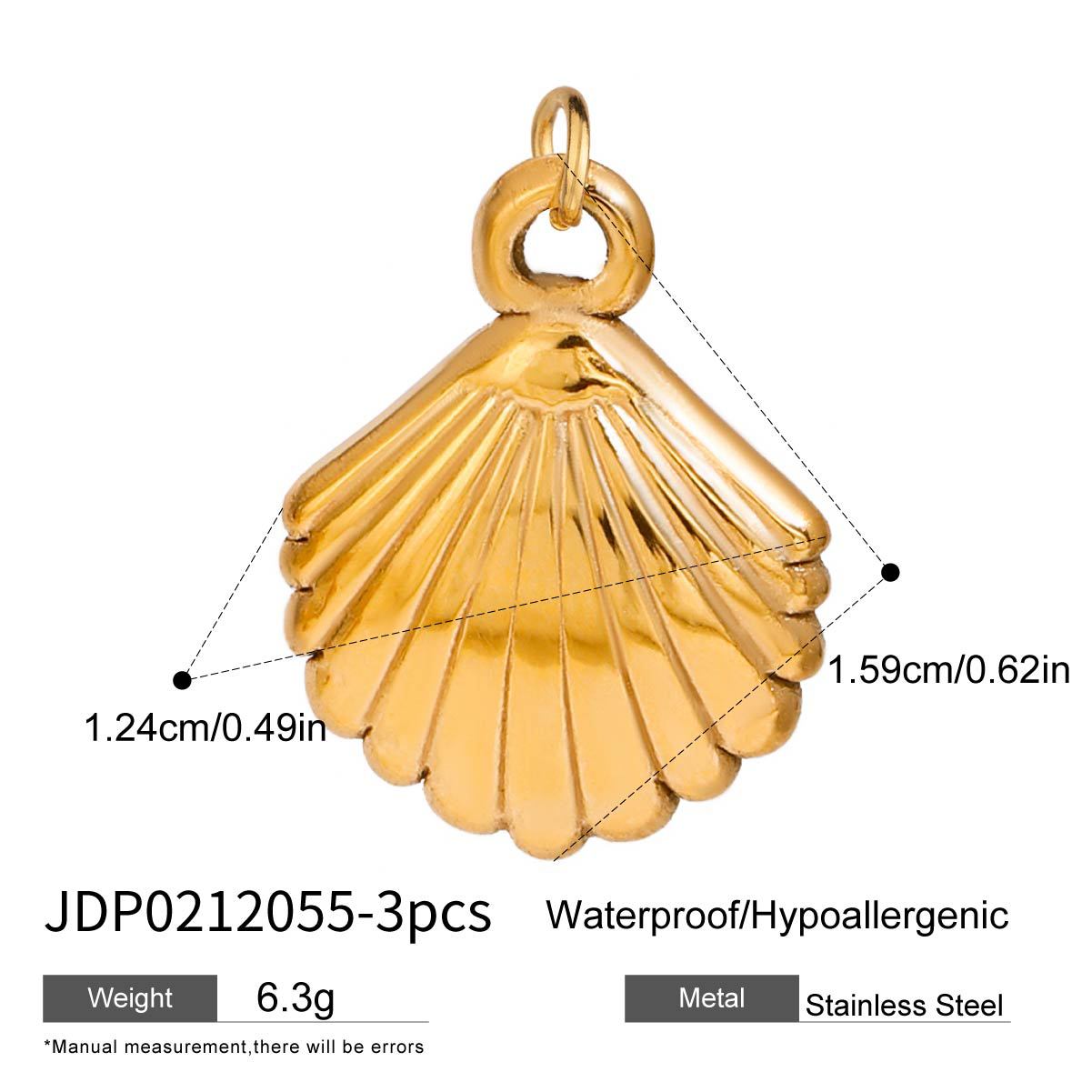 Stainless Steel Jewelry Accessories DIY Pendant