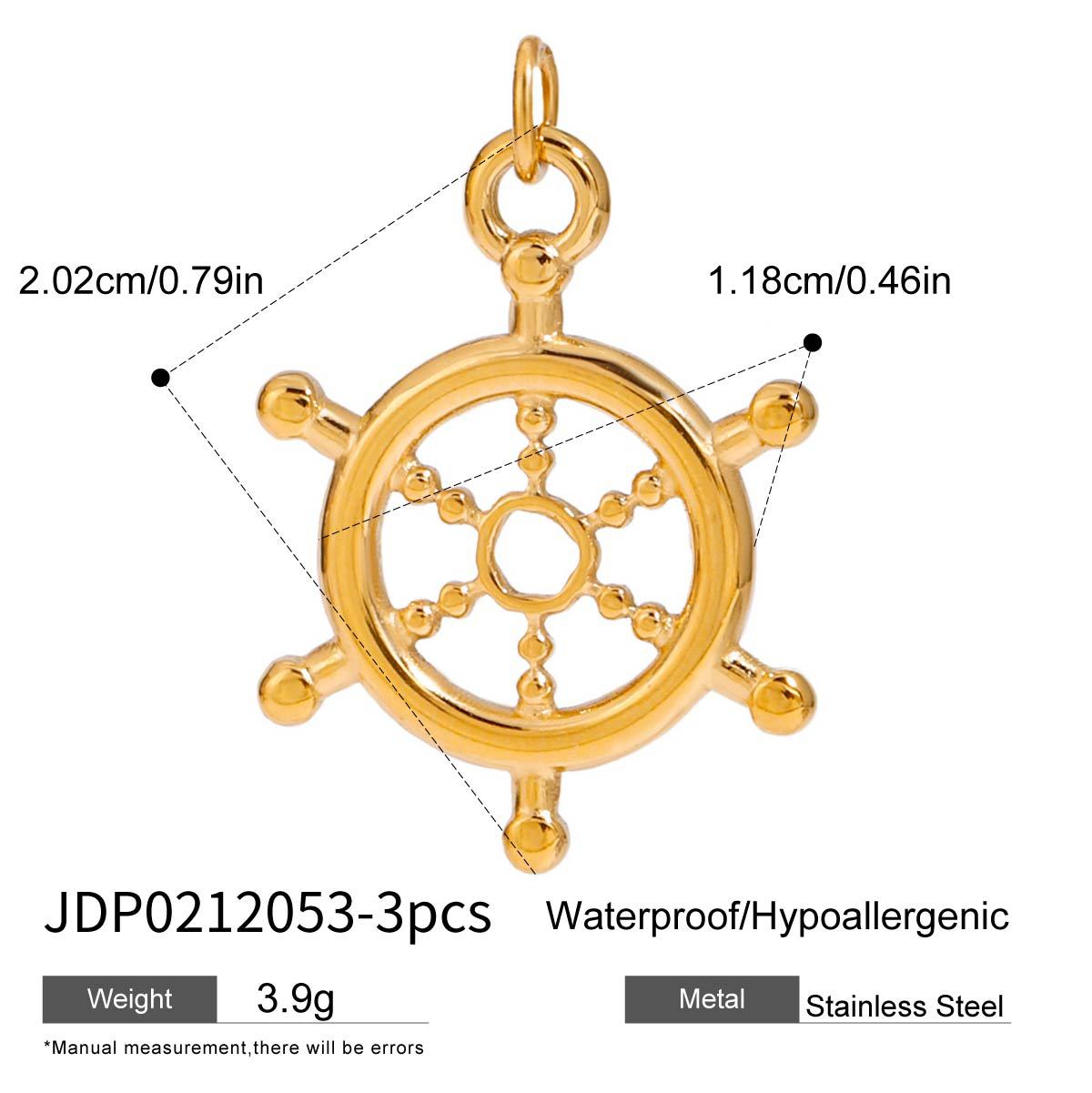 Stainless Steel Jewelry Accessories DIY Pendant