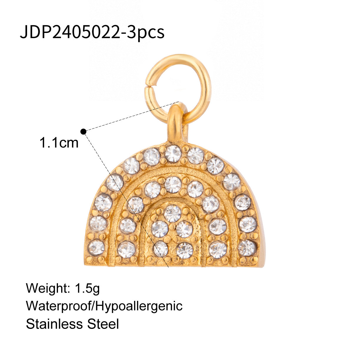 Stainless Steel Ocean Series Jewelry Accessories DIY Pendant
