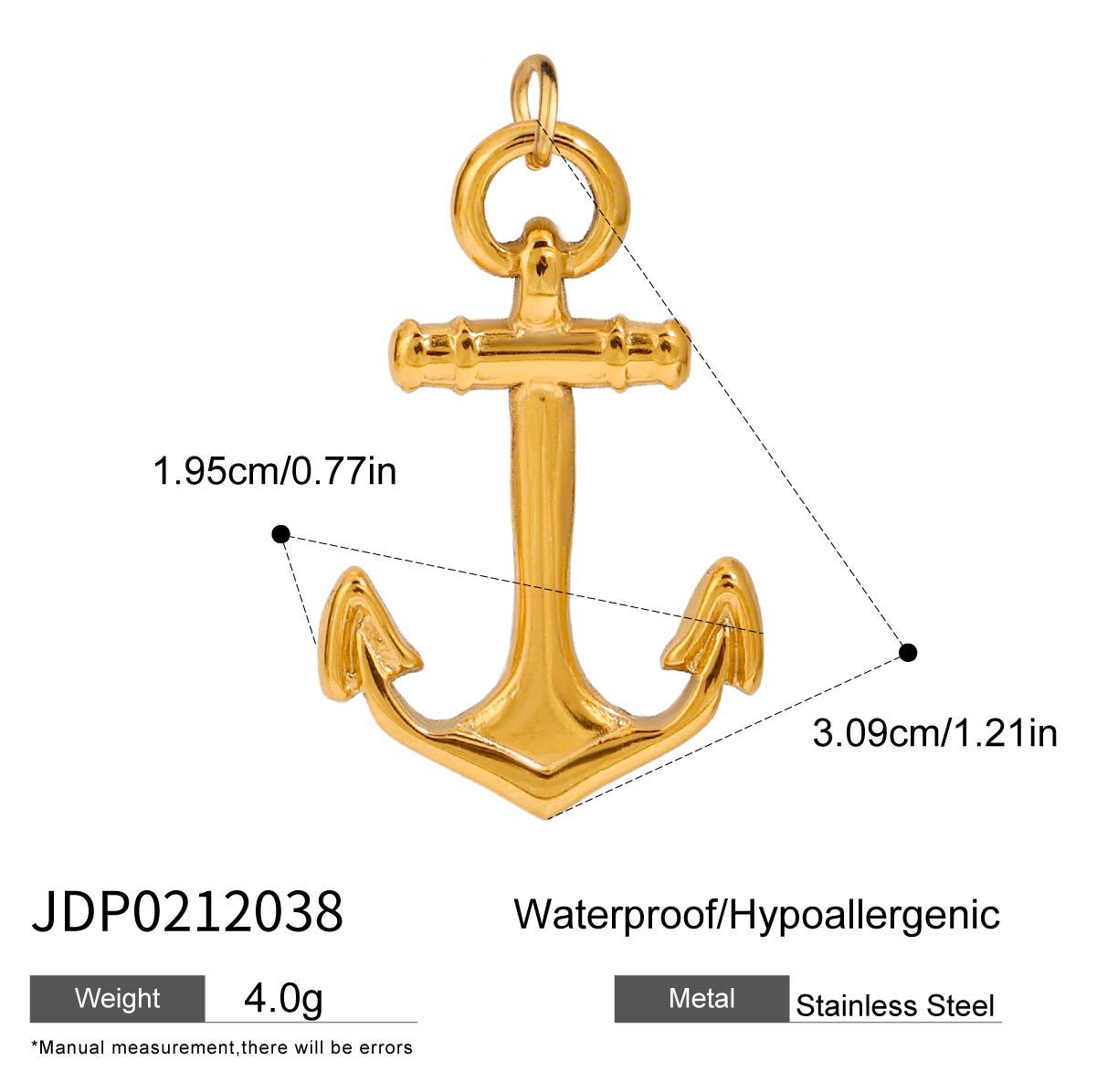 Stainless Steel Jewelry Accessories DIY Pendant