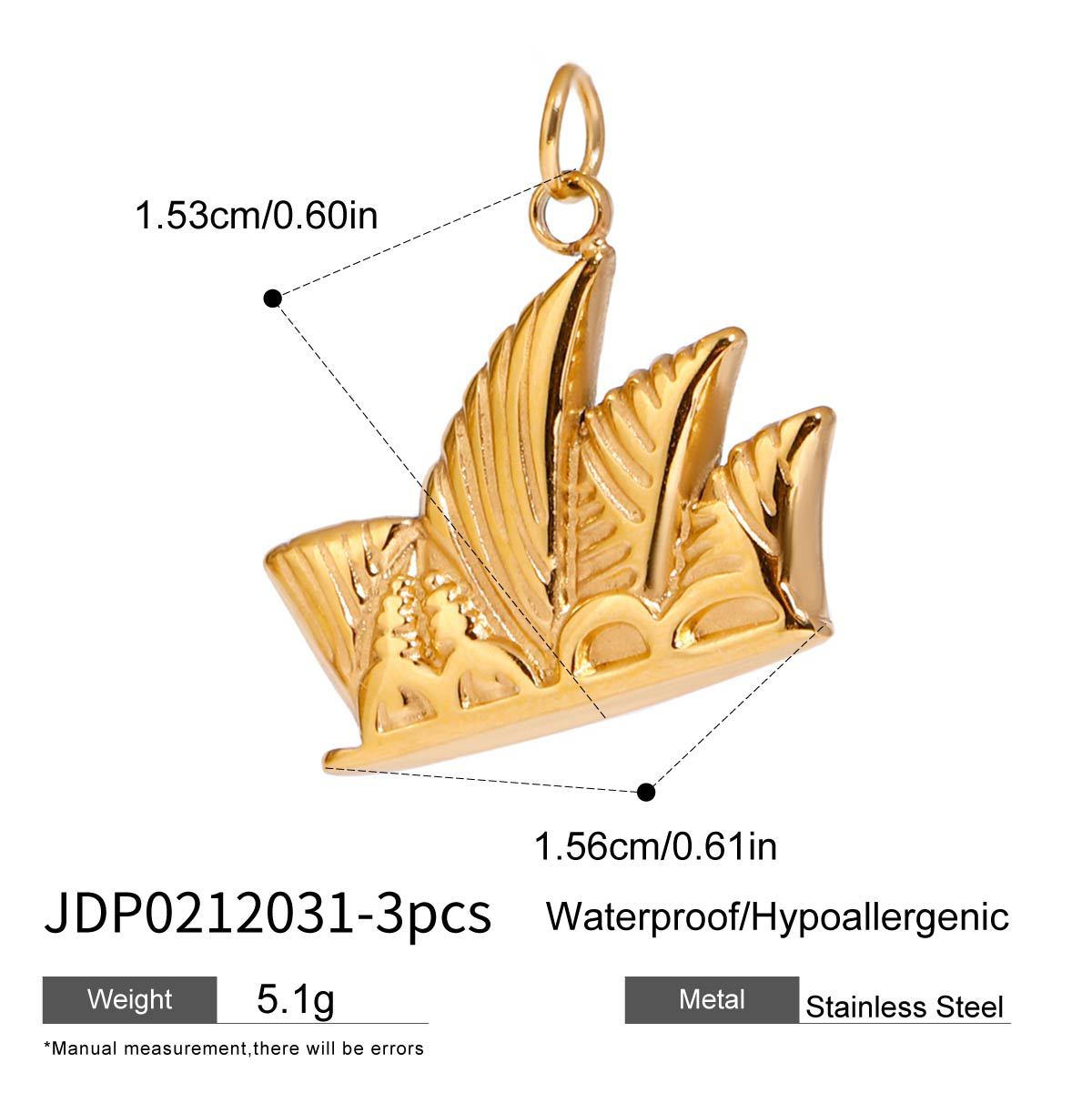 Stainless Steel Jewelry Accessories DIY Pendant