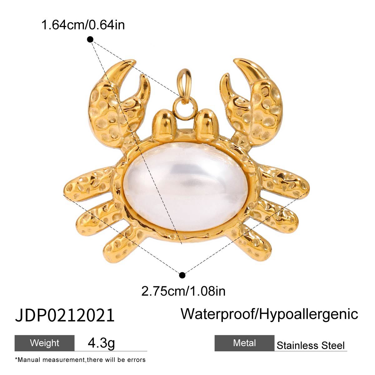 Stainless Steel Jewelry Accessories DIY Pendant