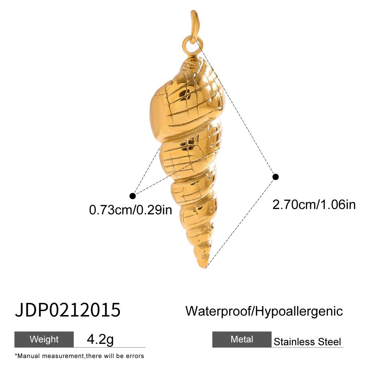 Stainless Steel Jewelry Accessories DIY Pendant