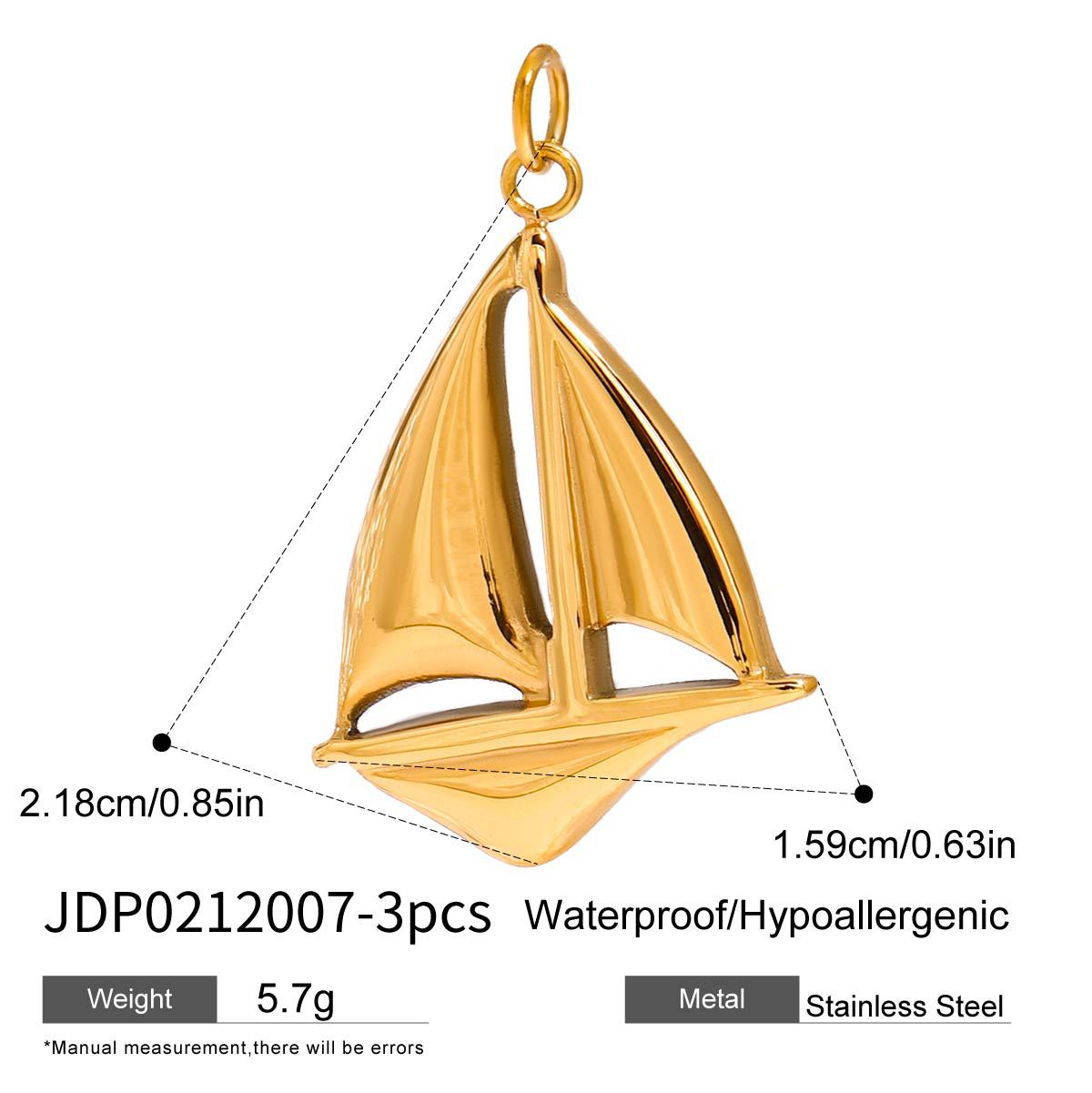 Stainless Steel Jewelry Accessories DIY Pendant