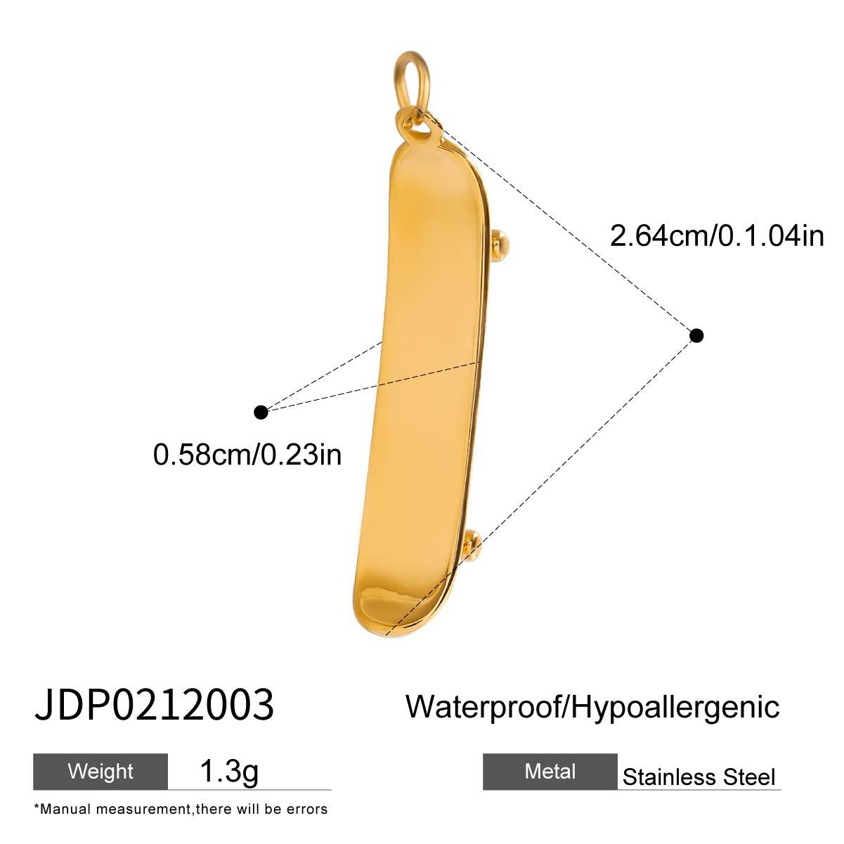 Stainless Steel Jewelry Accessories DIY Pendant