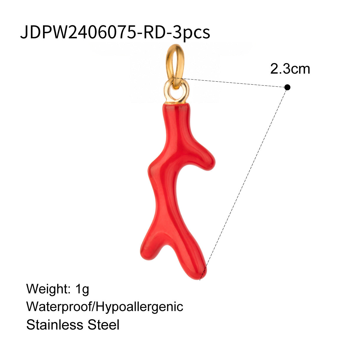 Stainless Steel Jewelry Accessories DIY Pendant