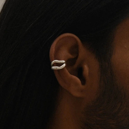 Stainless steel 18k gold-plated helix ear clip