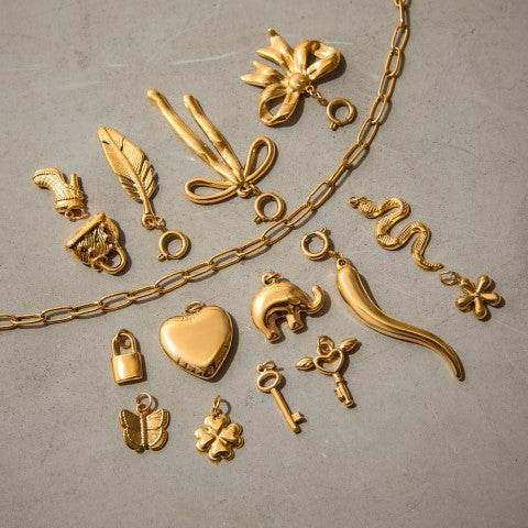 Stainless Steel Jewelry Accessories DIY Pendant