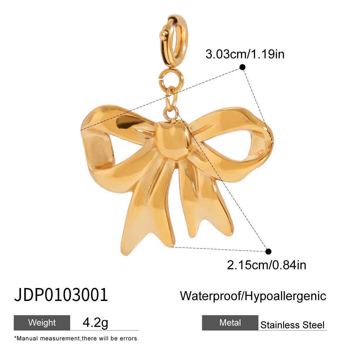 Stainless Steel Jewelry Accessories DIY Pendant