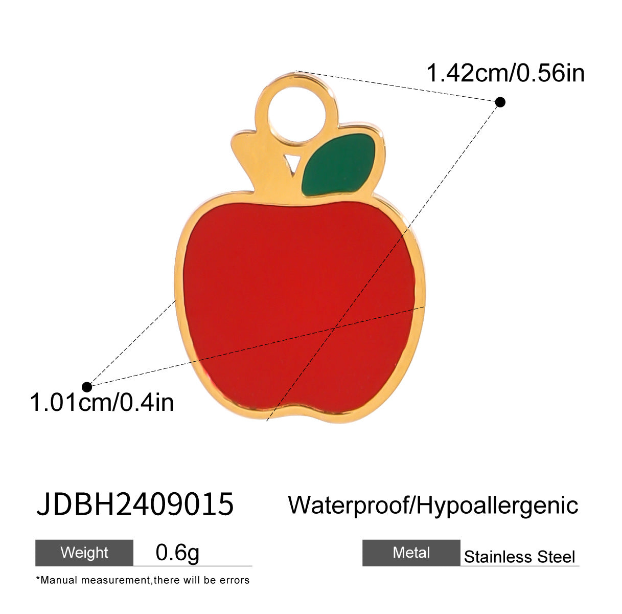 Stainless Steel Christmas Series Jewelry Accessories DIY Pendant