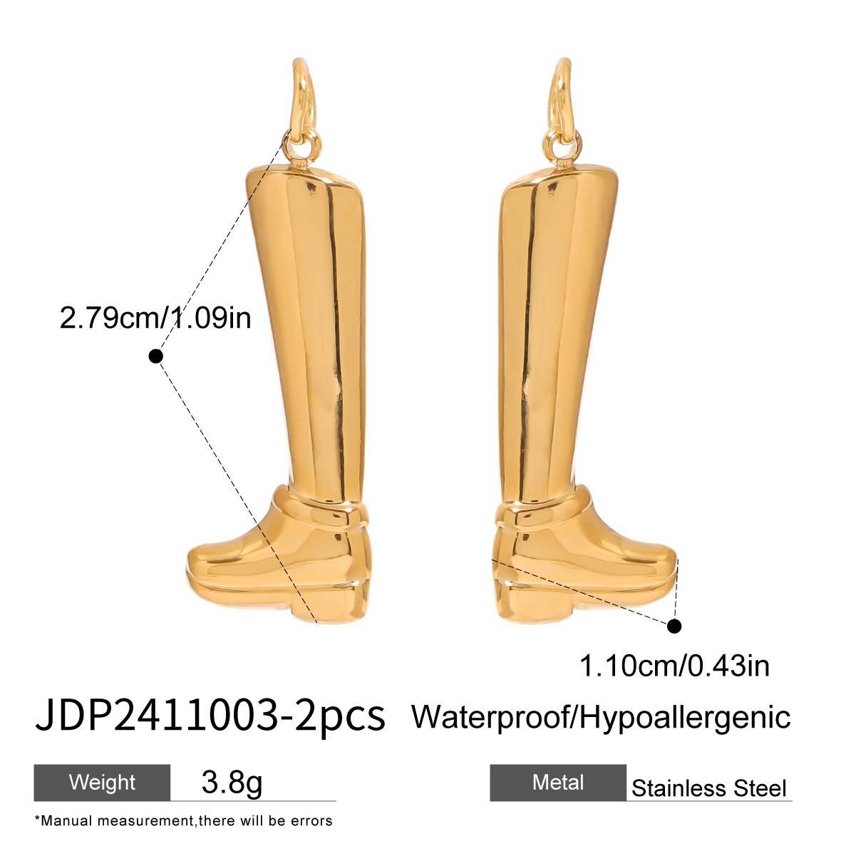 Stainless Steel Jewelry Accessories DIY Pendant