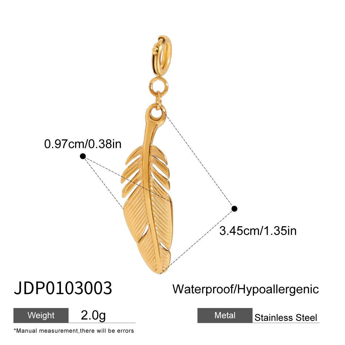 Stainless Steel Jewelry Accessories DIY Pendant