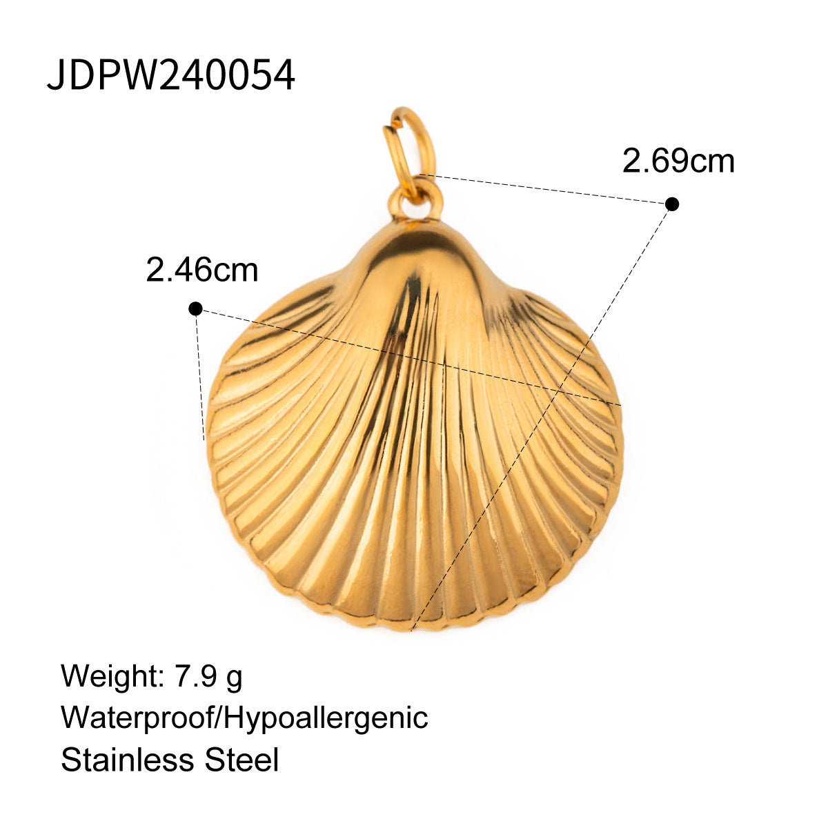 Stainless Steel Ocean Series Jewelry Accessories DIY Pendant