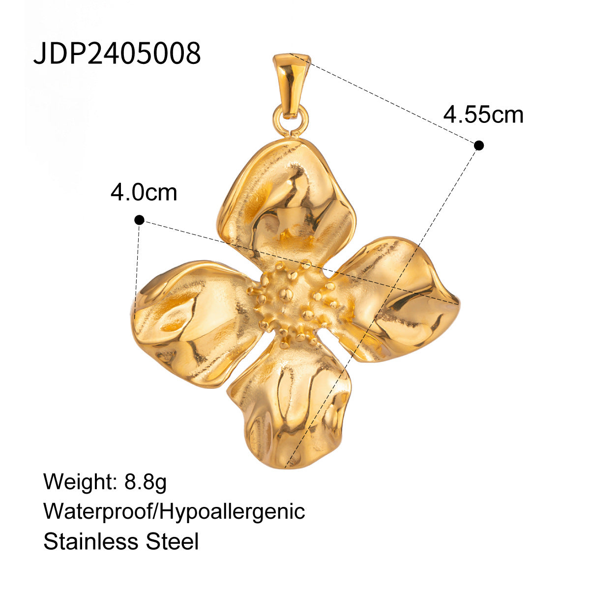 Stainless Steel Jewelry Accessories DIY Pendant