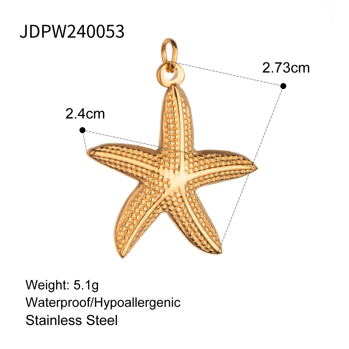 Stainless Steel Ocean Series Jewelry Accessories DIY Pendant