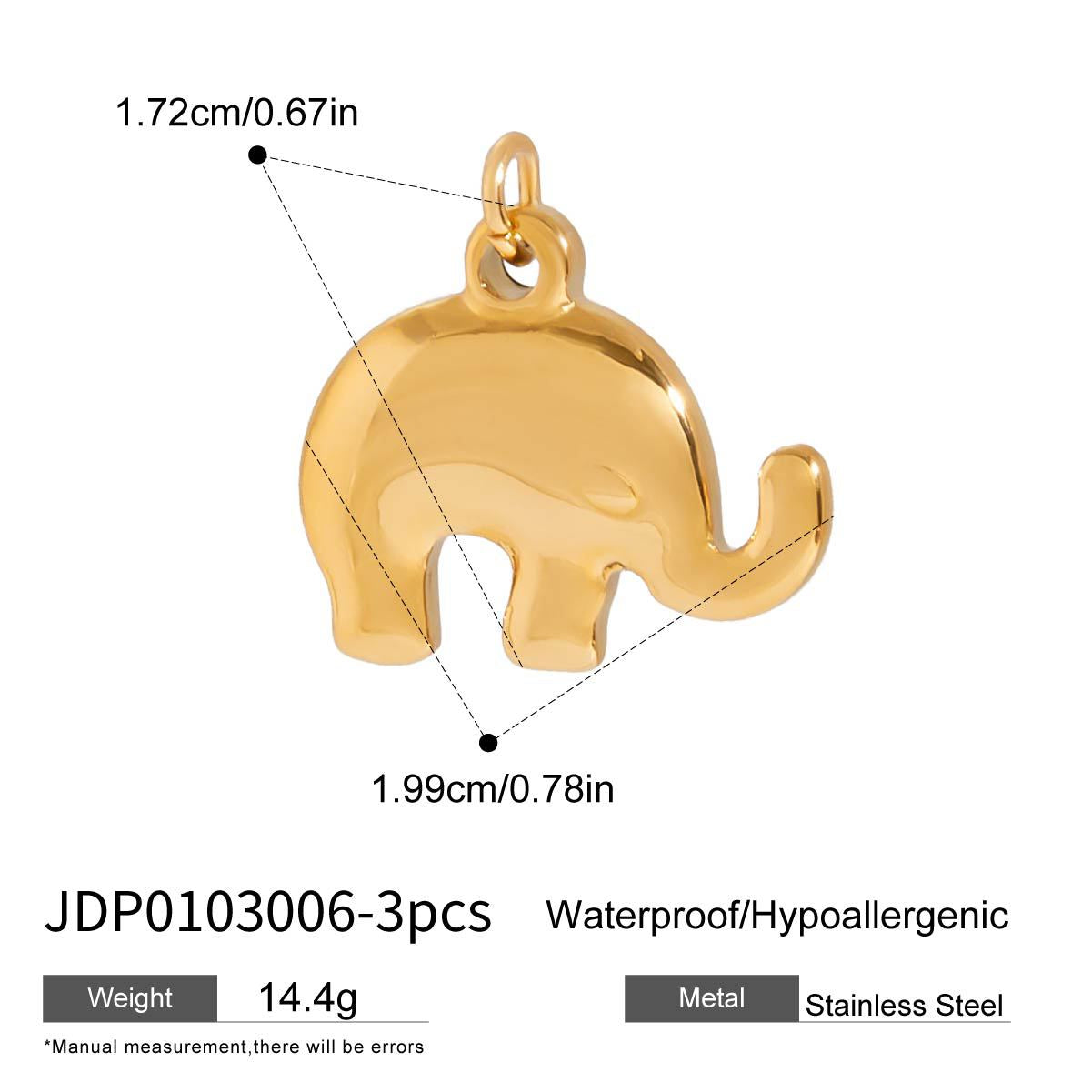 Stainless Steel Jewelry Accessories DIY Pendant