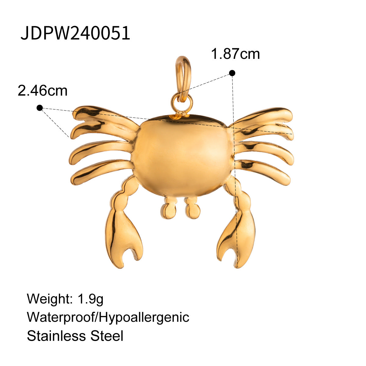 Stainless Steel Ocean Series Jewelry Accessories DIY Pendant