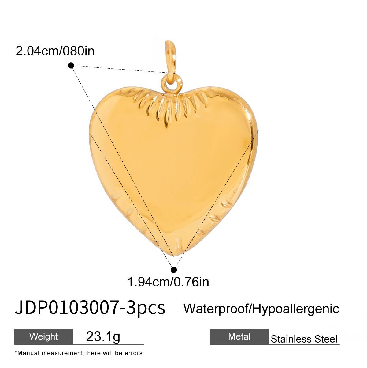 Stainless Steel Jewelry Accessories DIY Pendant