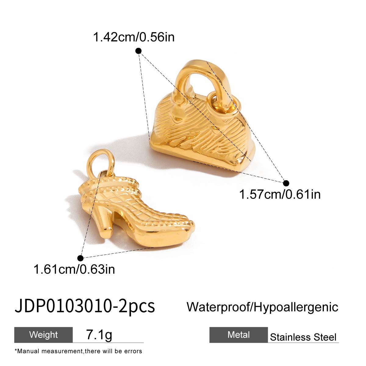 Stainless Steel Jewelry Accessories DIY Pendant