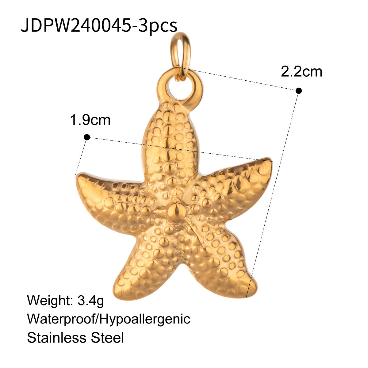 Stainless Steel Jewelry Accessories DIY Pendant