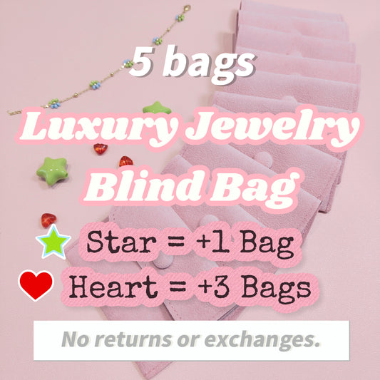 5 bags of titanium steel jewelry items (LUXURY)