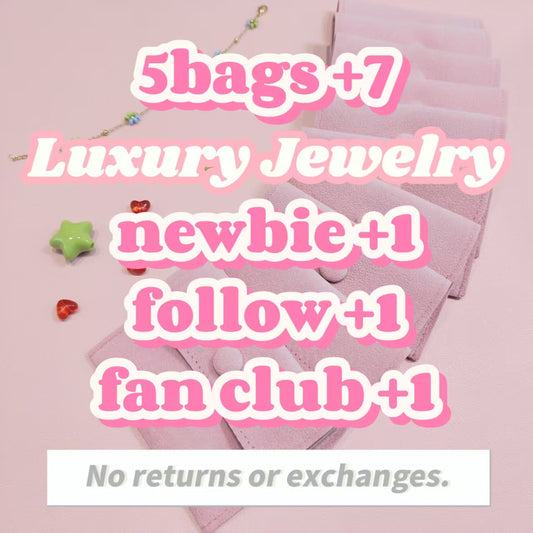 5 bags of titanium steel jewelry items (LUXURY)