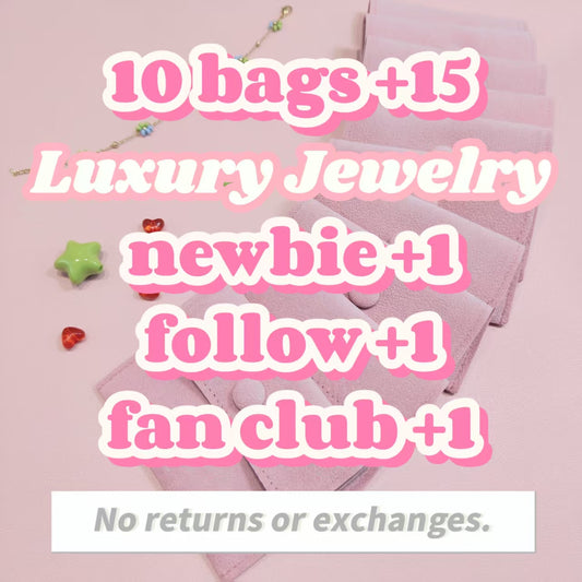 10 bags of titanium steel jewelry items (LUXURY)