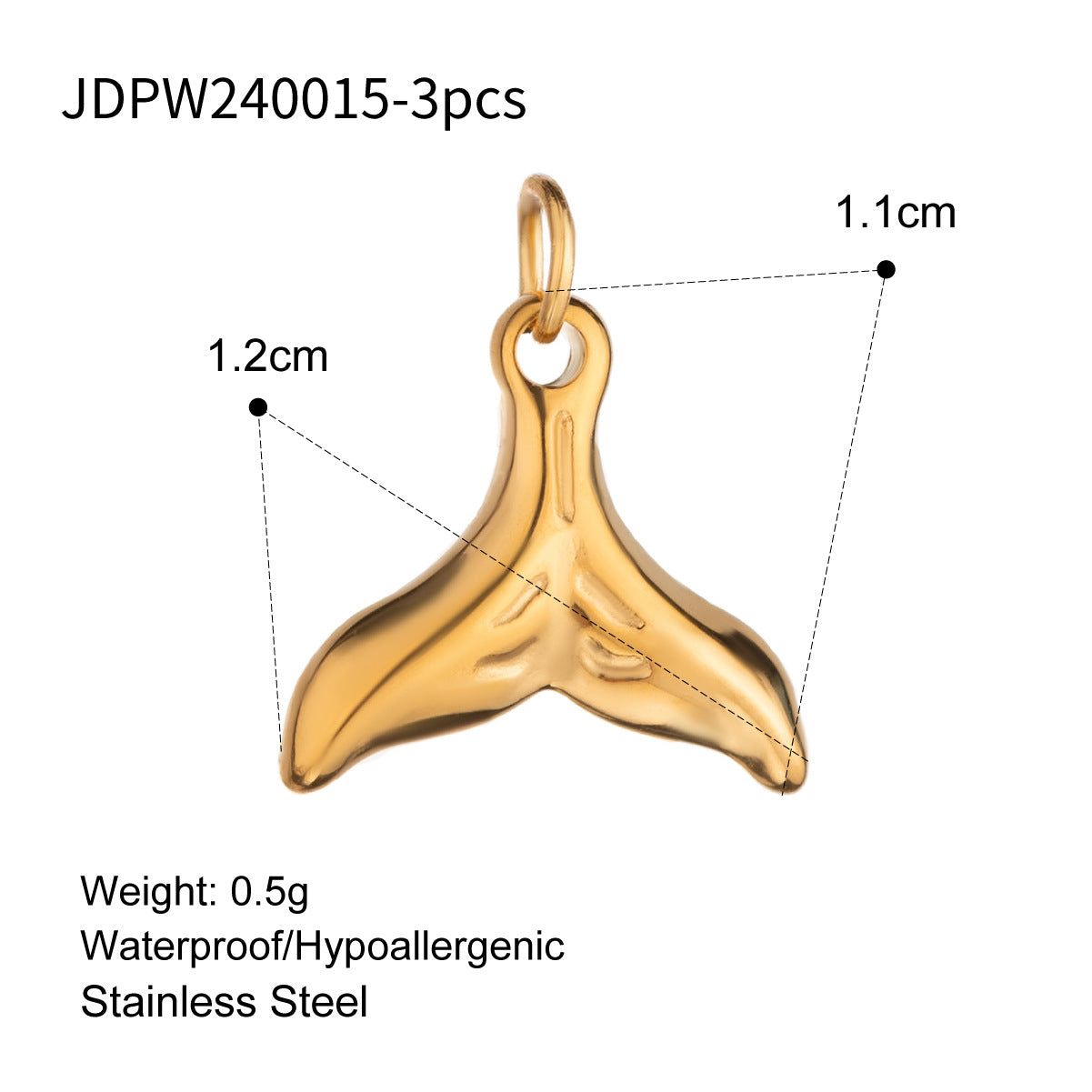 Stainless Steel Ocean Series Jewelry Accessories DIY Pendant