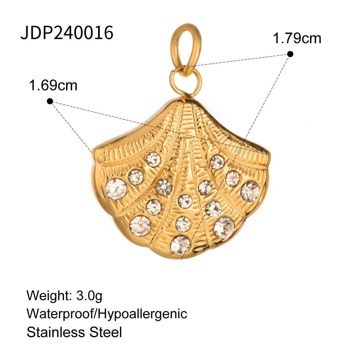 Stainless Steel Ocean Series Jewelry Accessories DIY Pendant